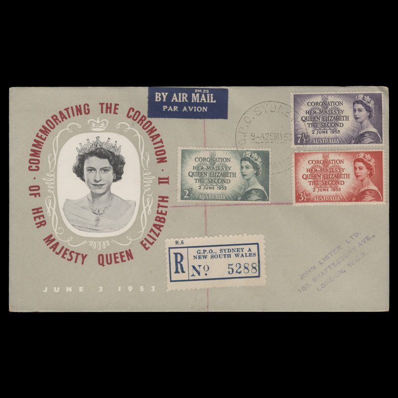 Australia 1953 Coronation first day cover, SYDNEY