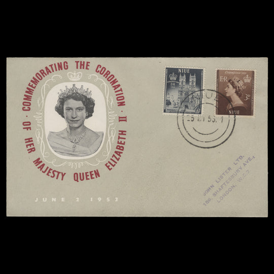 Niue 1953 Coronation first day cover