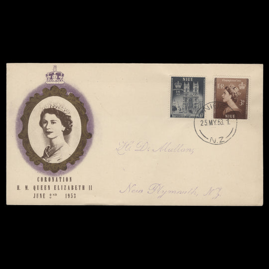 Niue 1953 Coronation first day cover
