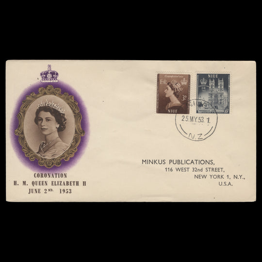 Niue 1953 Coronation first day cover