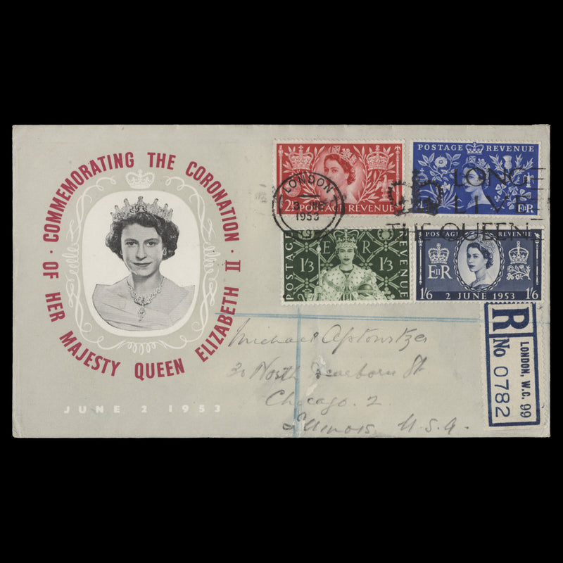 Great Britain 1953 Coronation first day cover, LONDON