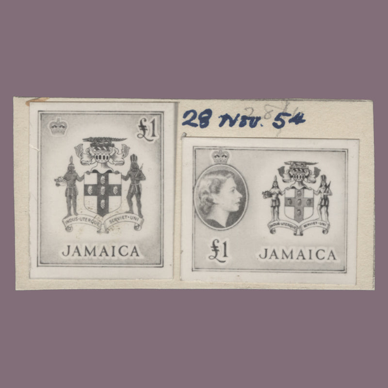 Jamaica 1956 Definitives photo essays ex Bradbury Wilkinson