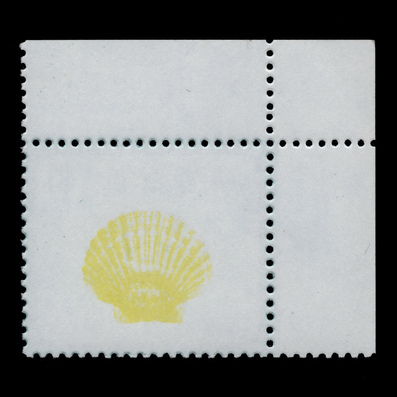New Zealand 1979 (Variety) $1 Scallop with yellow offset