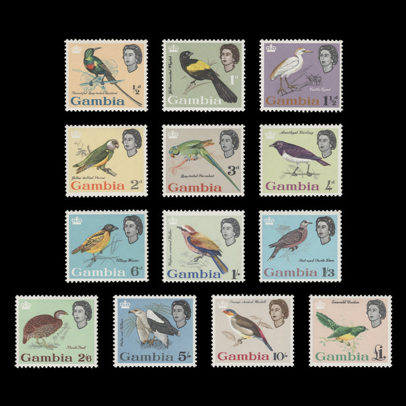 Gambia 1963 (MLH) Birds Definitives