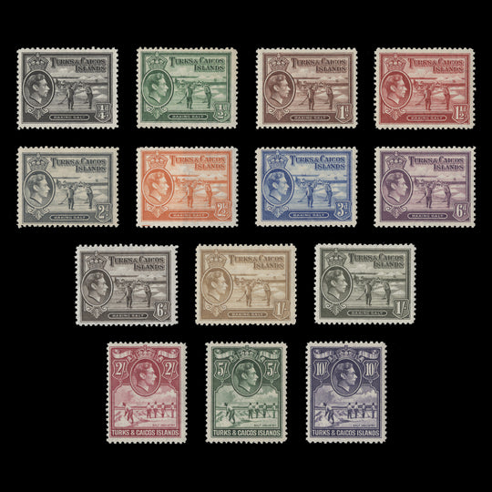 Turks & Caicos Islands 1938 (MLH) Salt Industry Definitives