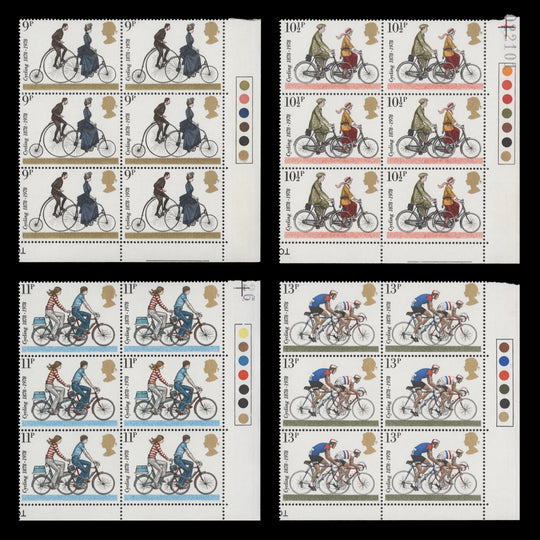 Great Britain 1978 (MNH) Cycling traffic light blocks