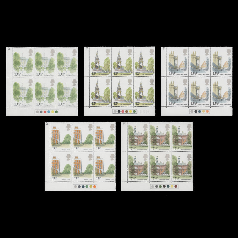 Great Britain 1980 (MNH) London Landscapes traffic light blocks