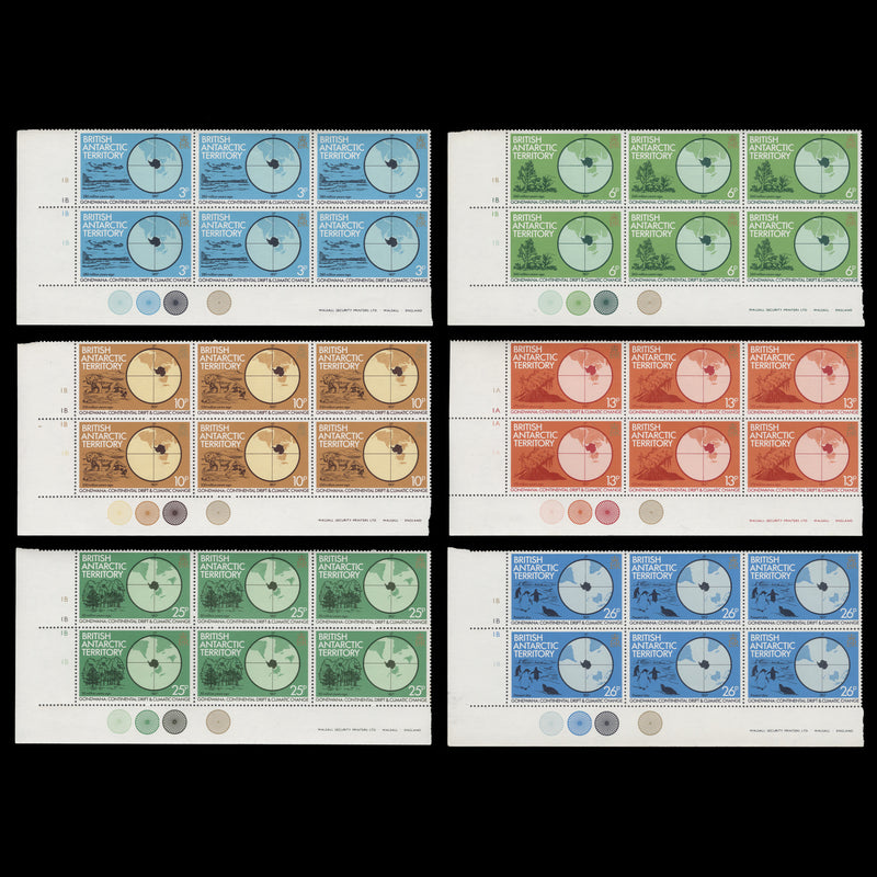 British Antarctic Territory 1982 (MNH) Gondwana plate blocks