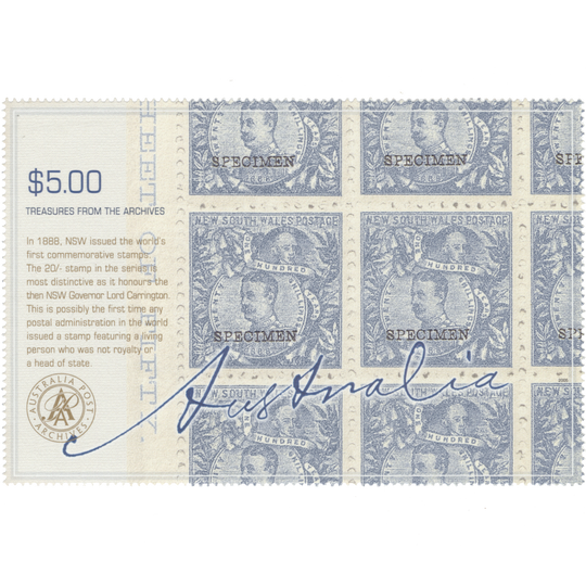 Australia 2005 (MNH) $5 Treasures from the Archives