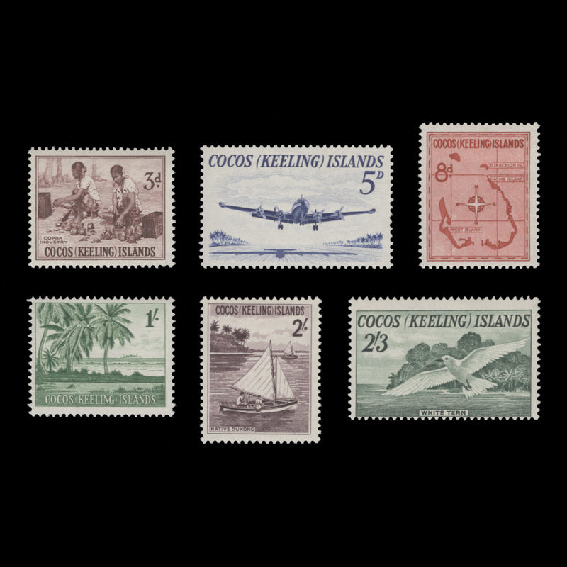 Cocos (Keeling) Islands 1963 (MLH) Definitives