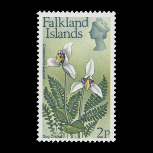 Falkland Islands 1974 (MNH) 2p Dog Orchid