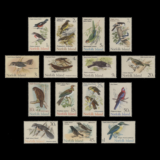 Norfolk Island 1970-71 (MNH) Birds Definitives