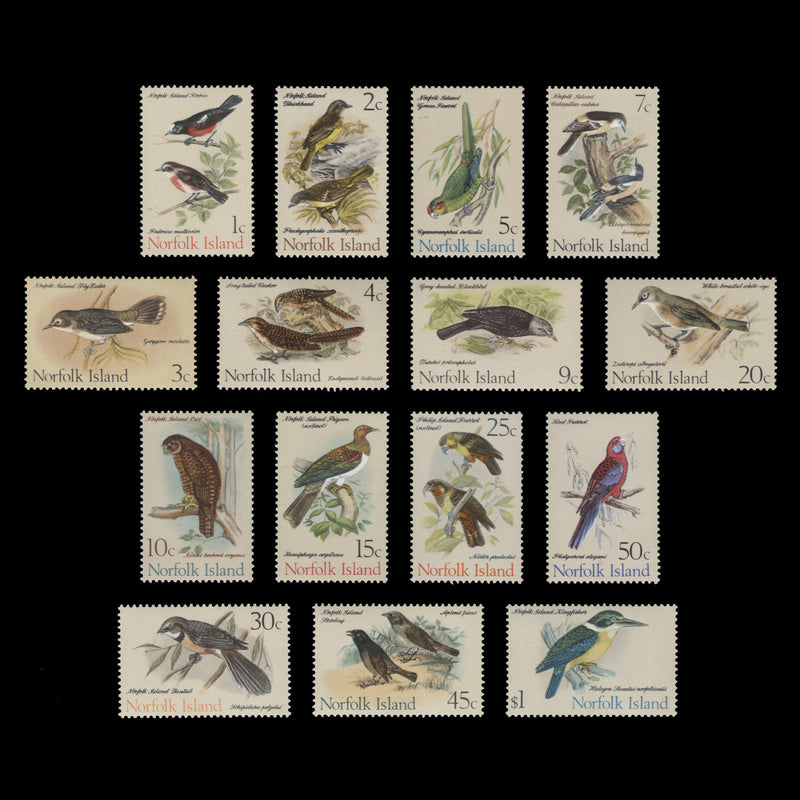 Norfolk Island 1970 (MNH) Birds Definitives