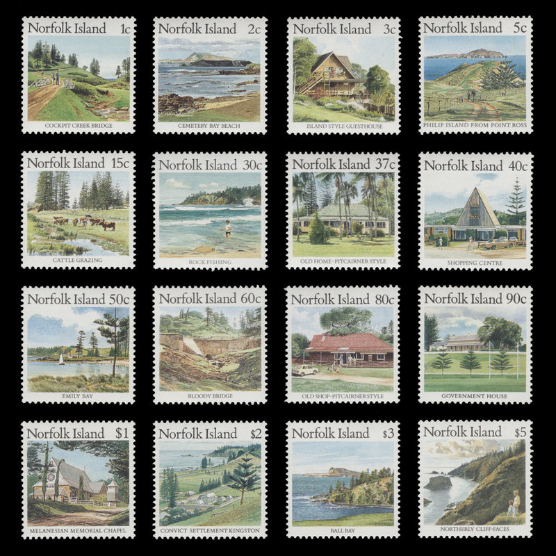 Norfolk Island 1987 (MNH) Scenic Definitives