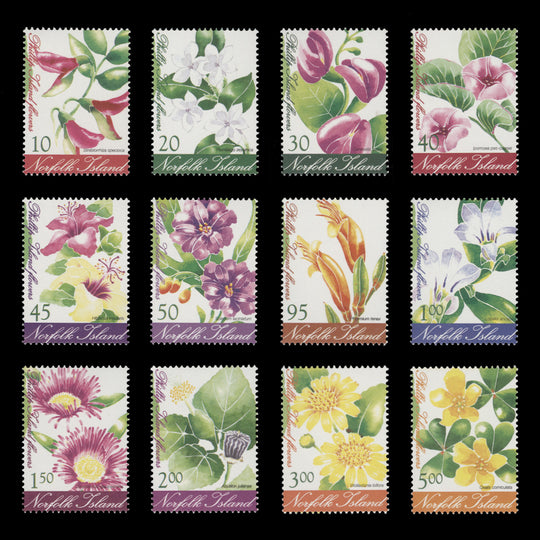 Norfolk Island 2002 (MNH) Philip Island Flowers Definitives