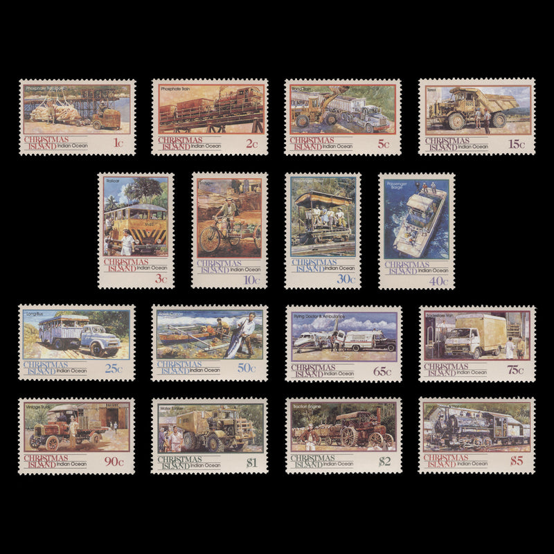 Christmas Island 1990 (MNH) Transport Definitives