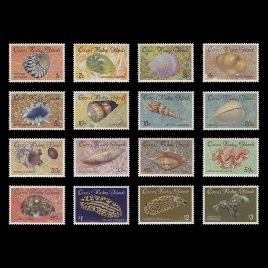Cocos (Keeling) Islands 1985 (MNH) Shells & Molluscs Definitives