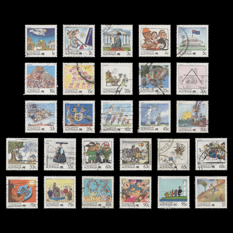 Australia 1988 (Used) Living Together Definitives