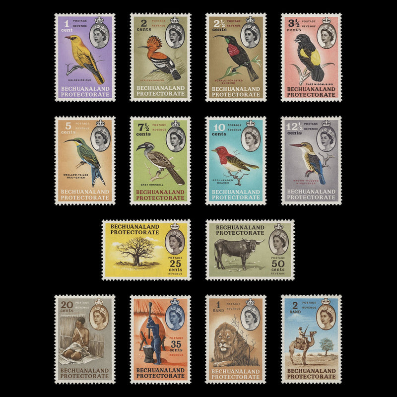 Bechuanaland 1961 (MLH) Wildlife Definitives