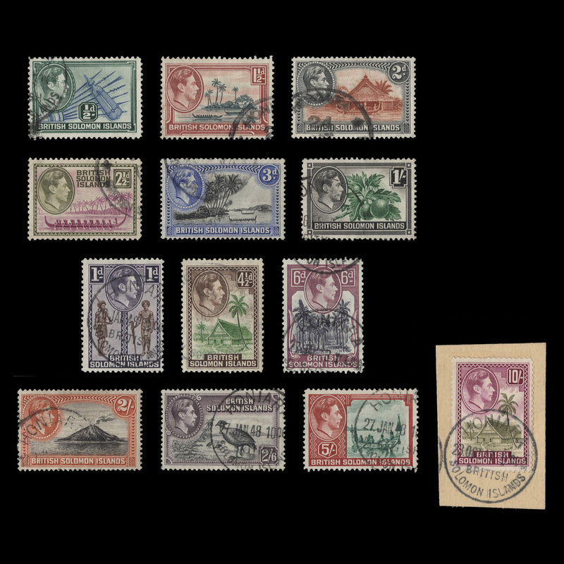Solomon Islands 1939 (Used) Definitives