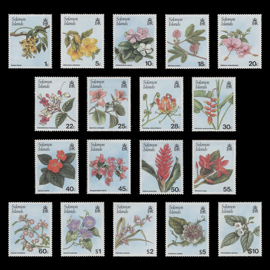 Solomon Islands 1987 (MNH) Flowers Definitives
