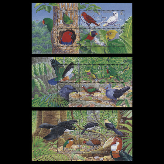 Solomon Islands 2005 (MNH) Birdlife miniature sheets