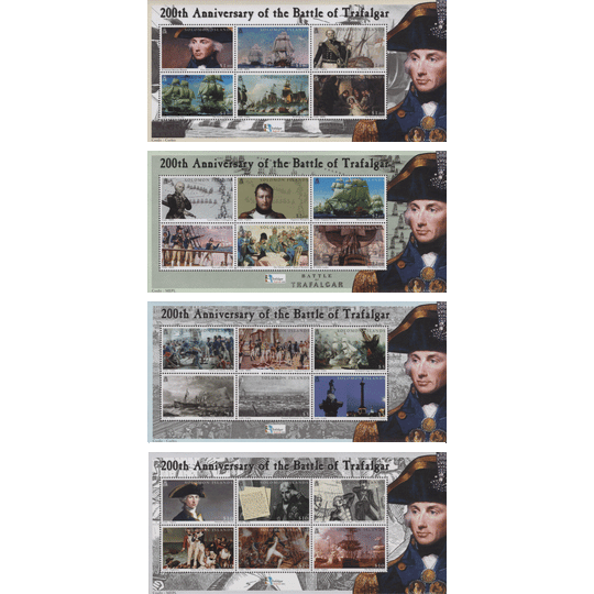 Solomon Islands 2005 (MNH) Battle of Trafalgar Bicentenary sheetlets