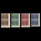 New Zealand 1953-57 (MNH) Definitives plate blocks