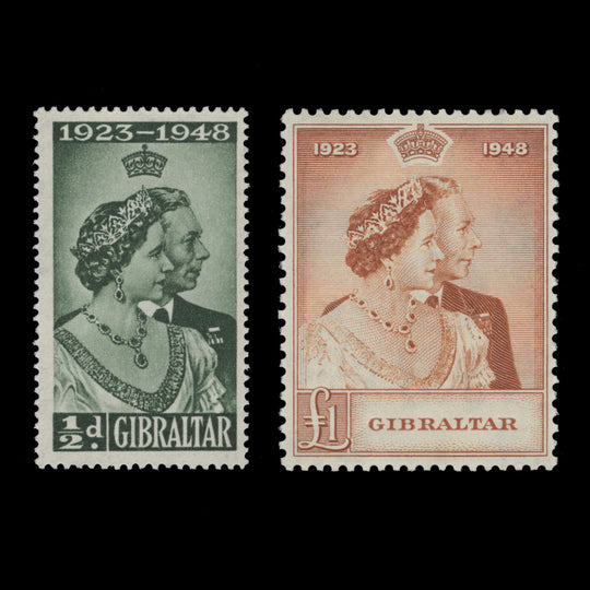 Gibraltar 1948 (MNH) Royal Silver Wedding