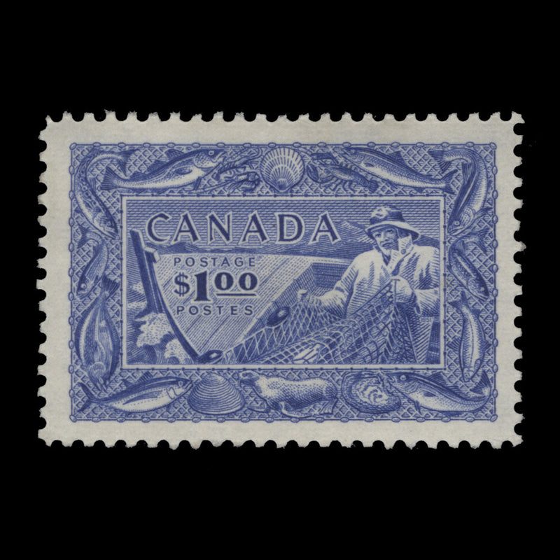 Canada 1951 (MLH) $1 Fishermen