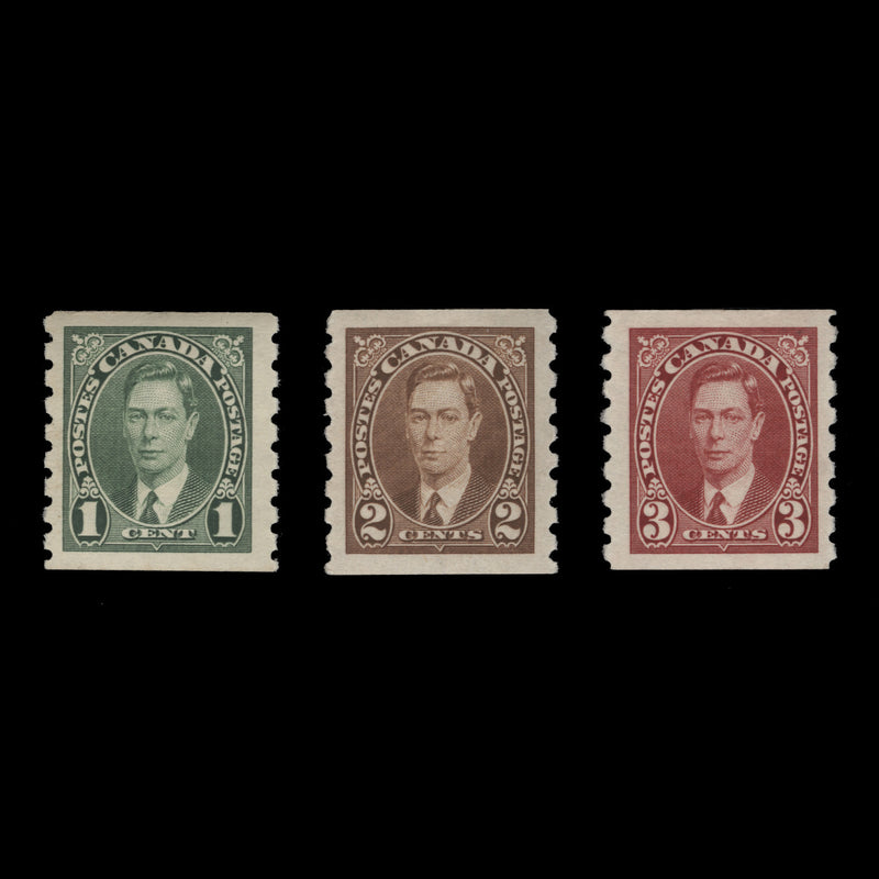 Canada 1937 (MNH) King George VI coil definitives