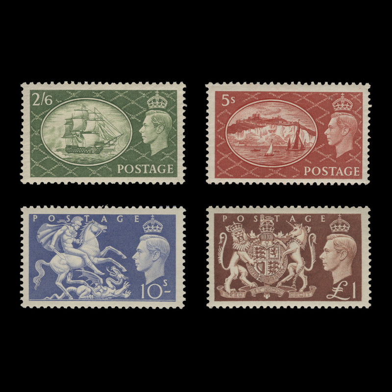 Great Britain 1951 (MNH) High Value Festival Definitives