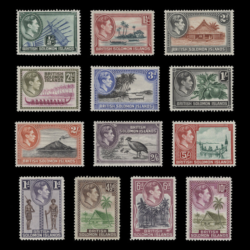 Solomon Islands 1939 (MLH) Definitives