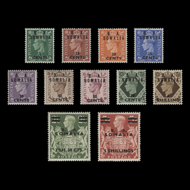 Somalia 1950 (MLH) King George VI Provisionals