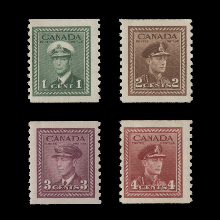 Canada 1948 (MLH) King George VI War Effort coil definitives