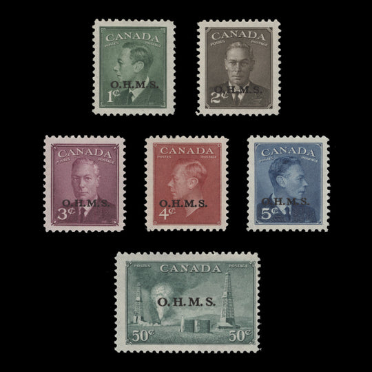 Canada 1949 (MNH) King George VI officials