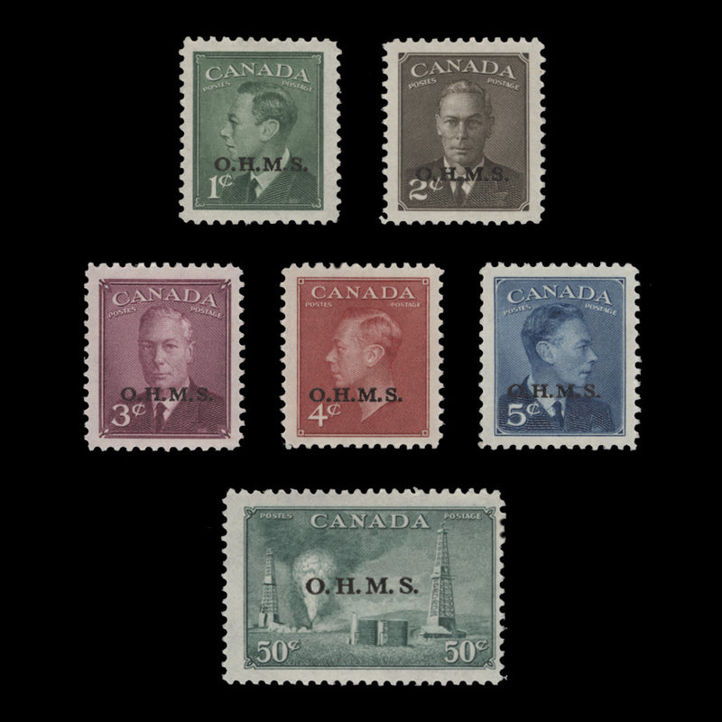 Canada 1949 (MNH) King George VI officials