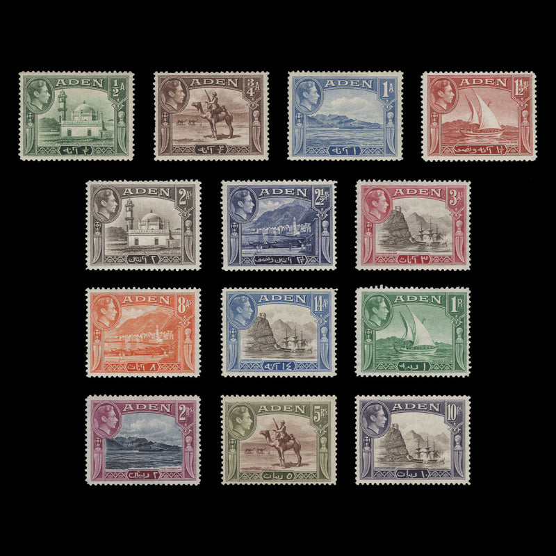 Aden 1939 (MLH) Definitives, SG16-27, SC16-27