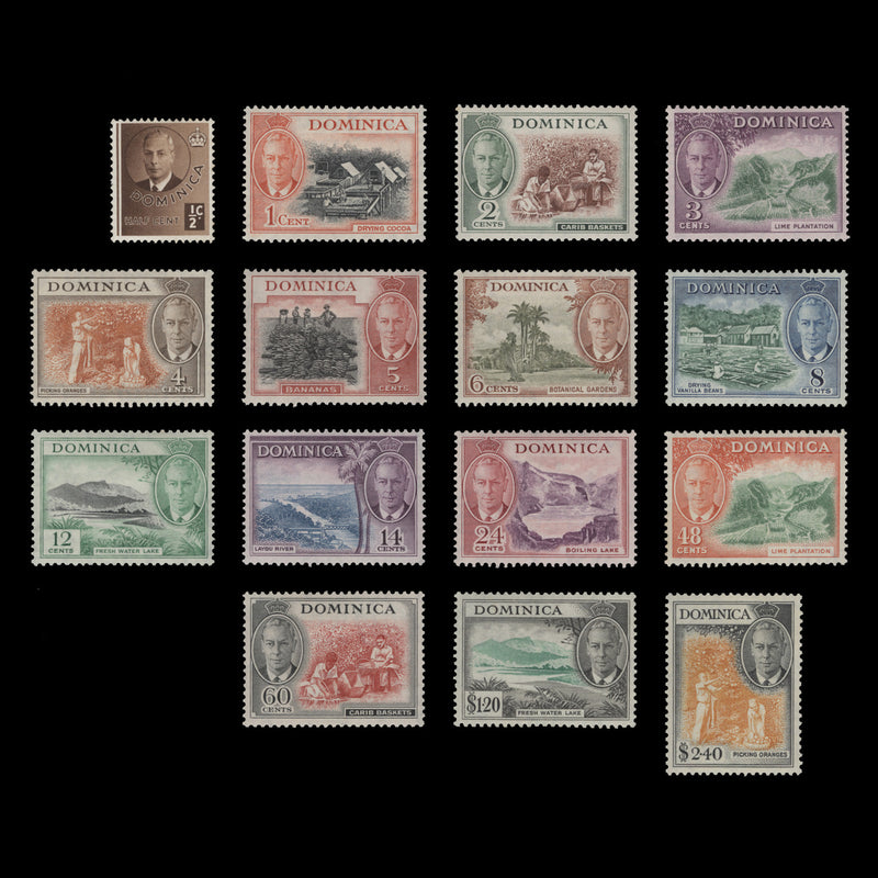 Dominica 1951 (MLH) Definitives