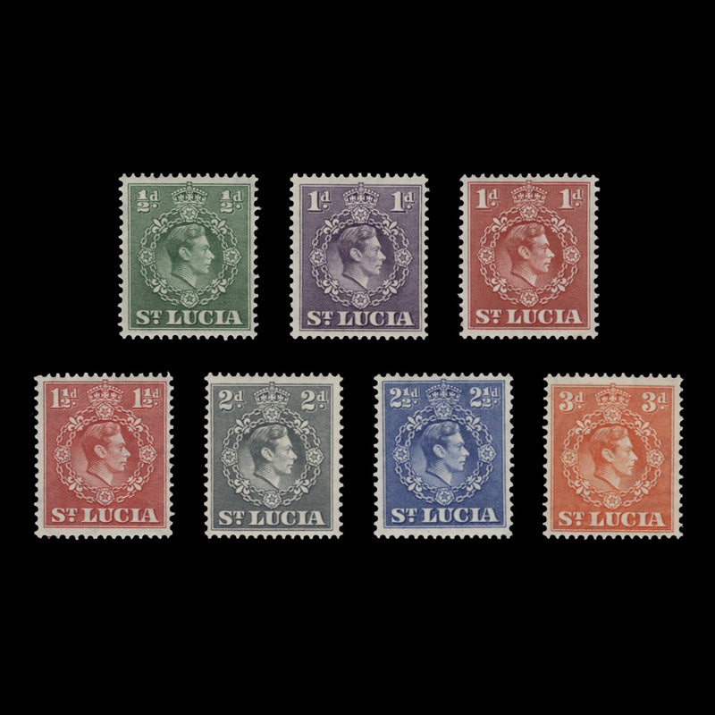 Saint Lucia 1938 (MLH) King George VI Definitives