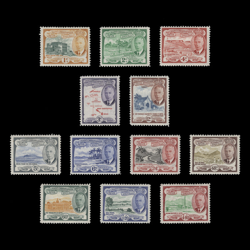 St Christopher Nevis Anguilla 1952 (MLH) Definitives