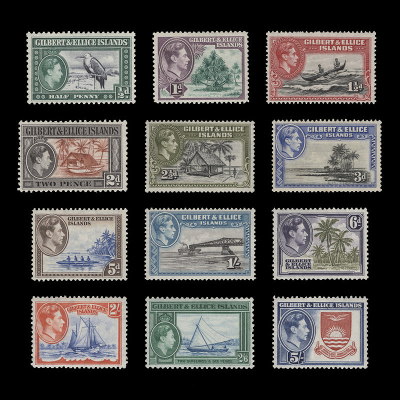 Gilbert & Ellice Islands 1939 (MLH) Definitives