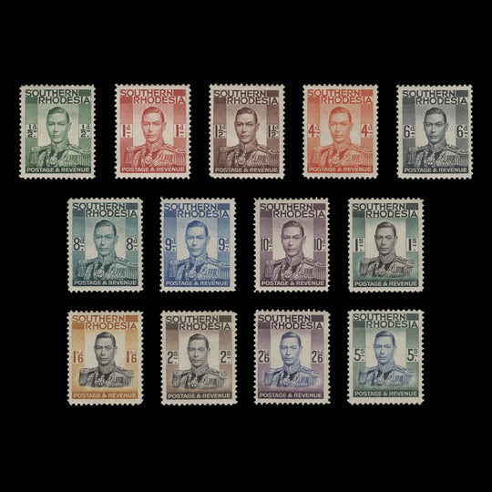 Southern Rhodesia 1937 (MLH) King George VI Definitives