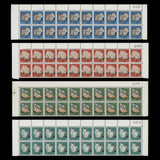 Kenya 1977 (MNH) Minerals Definitives sheet number blocks