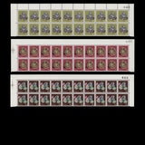 Kenya 1977 (MNH) Minerals Definitives sheet number blocks