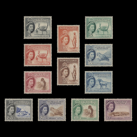 Somaliland Protectorate 1953 (MLH) Definitives