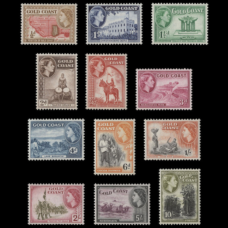 Gold Coast 1952 (MLH) Definitives