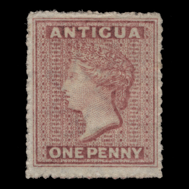 Antigua 1864 (MLH) 1d Dull Rose