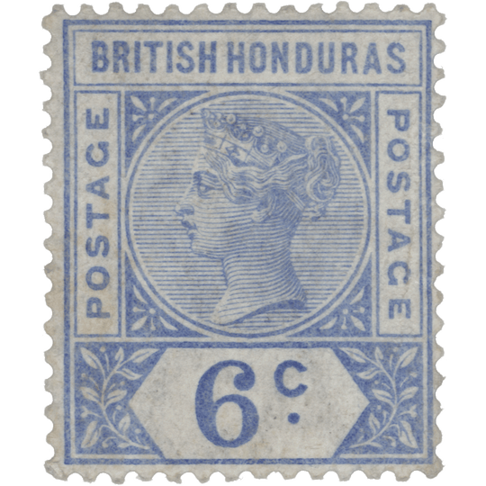 British Honduras 1891 (Unused) 6c Ultramarine