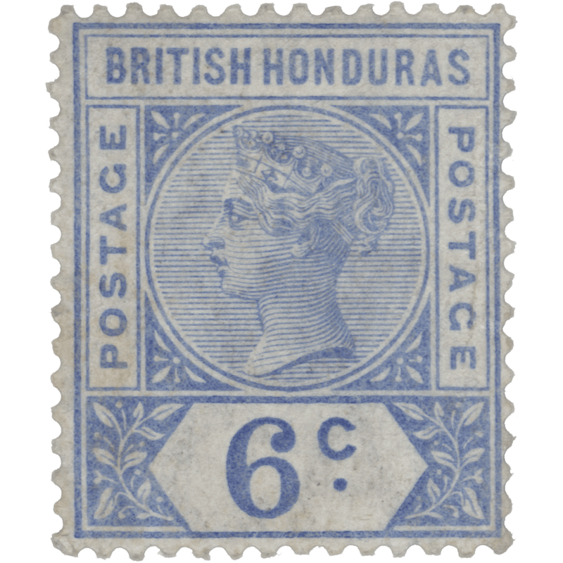 British Honduras 1891 (Unused) 6c Ultramarine